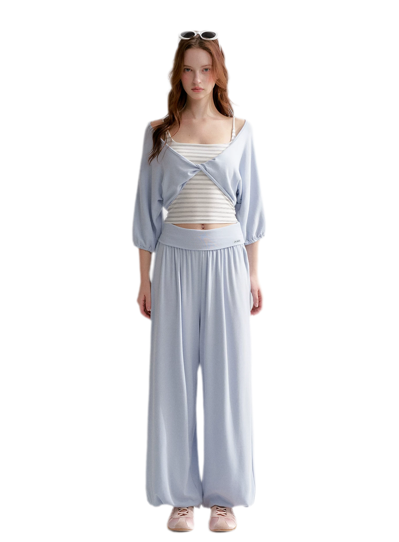 Lantern Sleeve Knit Set