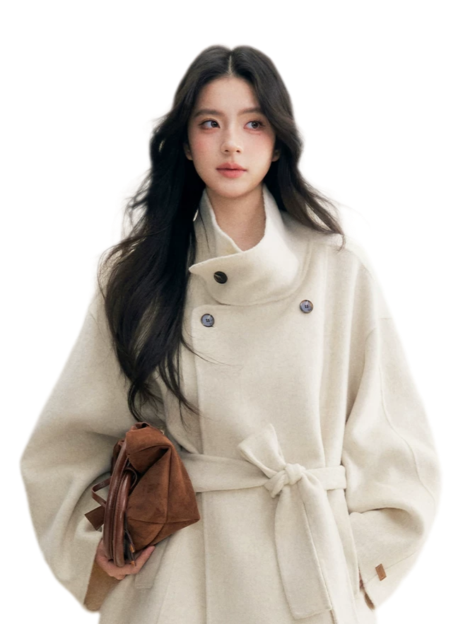 70 Wool Stand Collar Coat