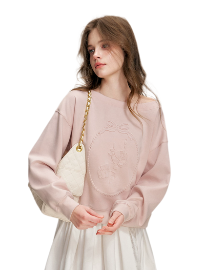 Modal Embossed Sweatshirt