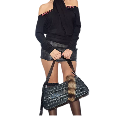 Leather Structured Handbag