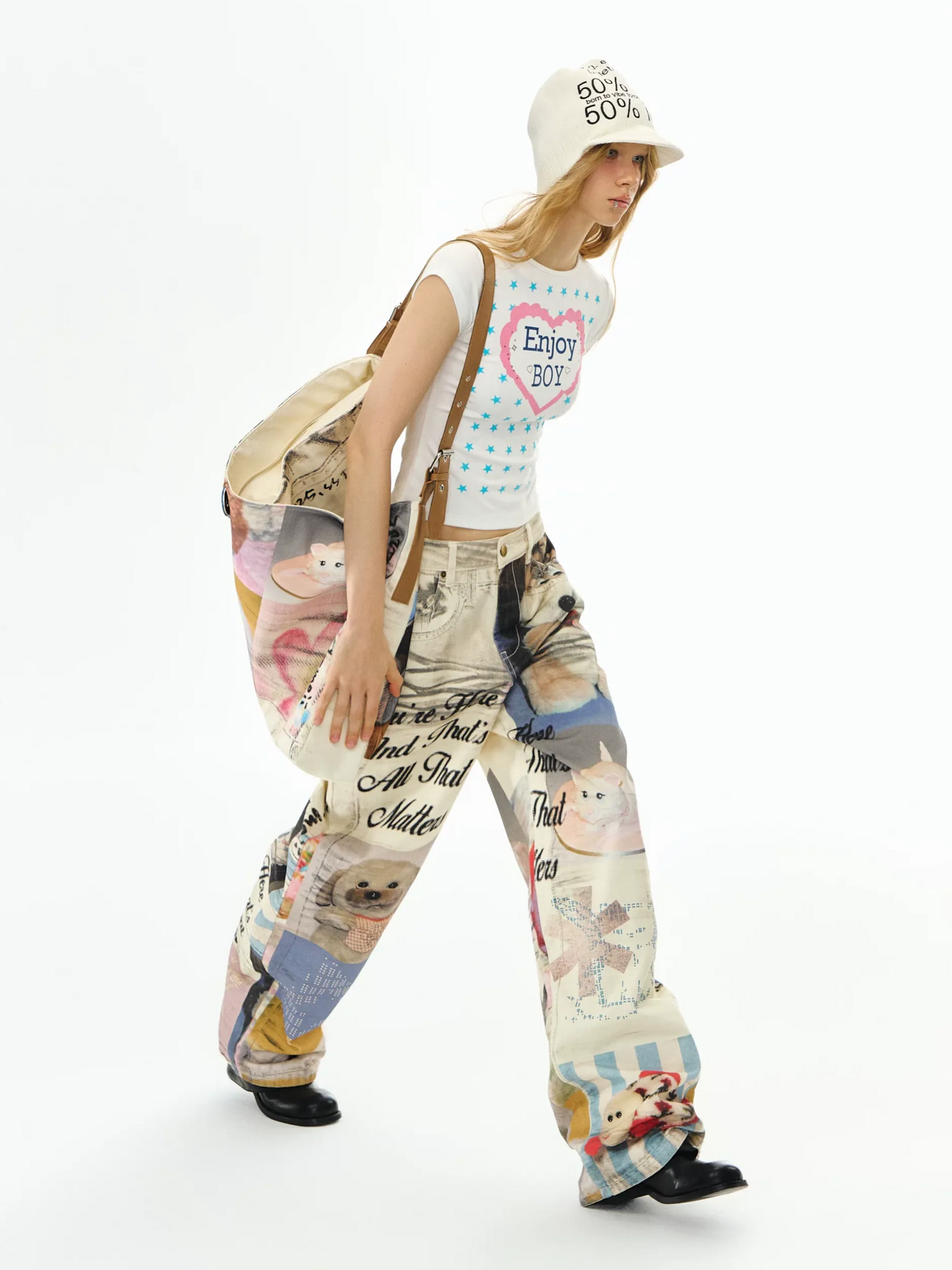 Star Print Regular Tee
