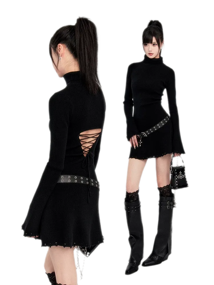 Metal Cross Punk Belt