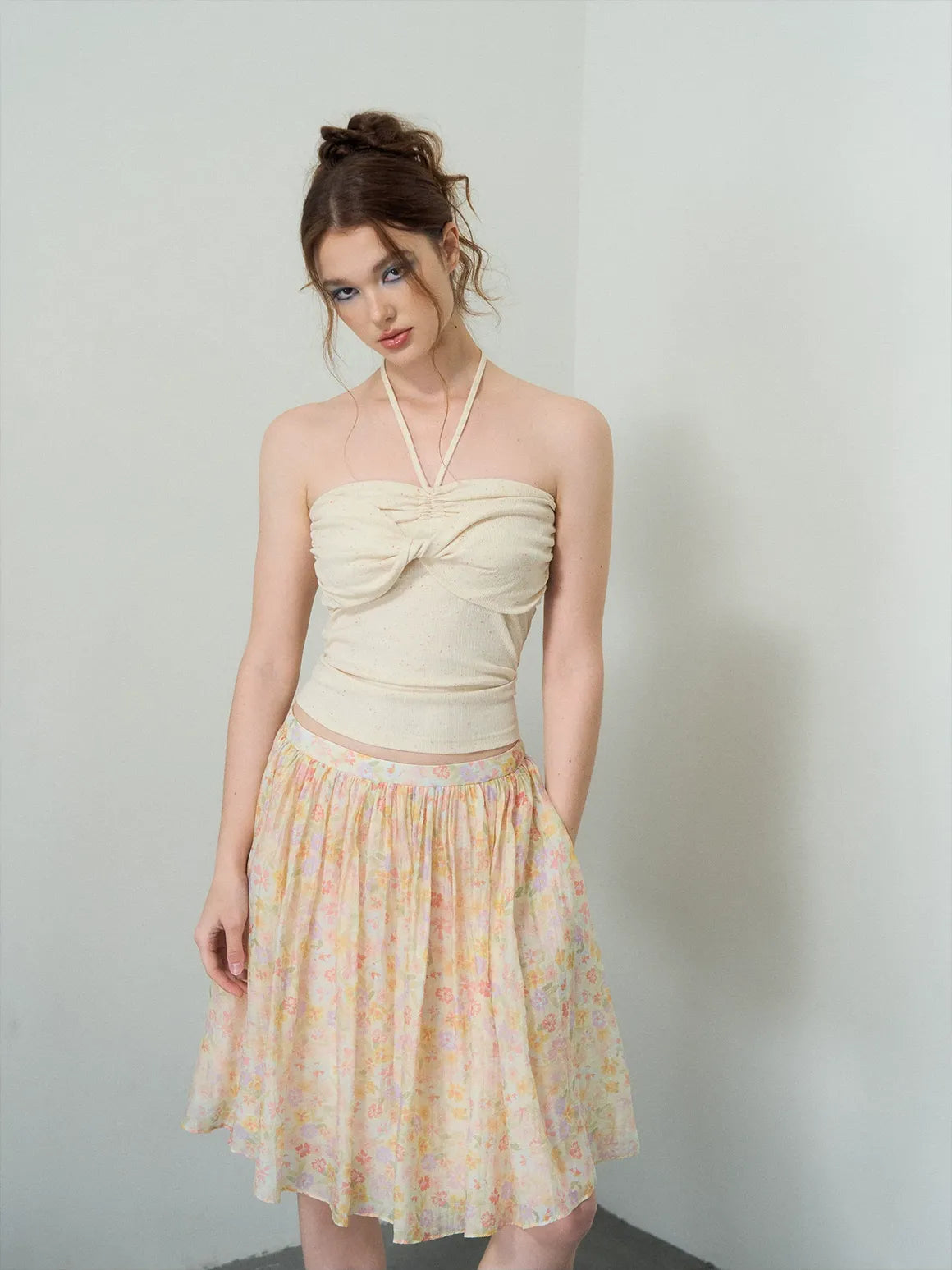 Floral A-Line Skirt