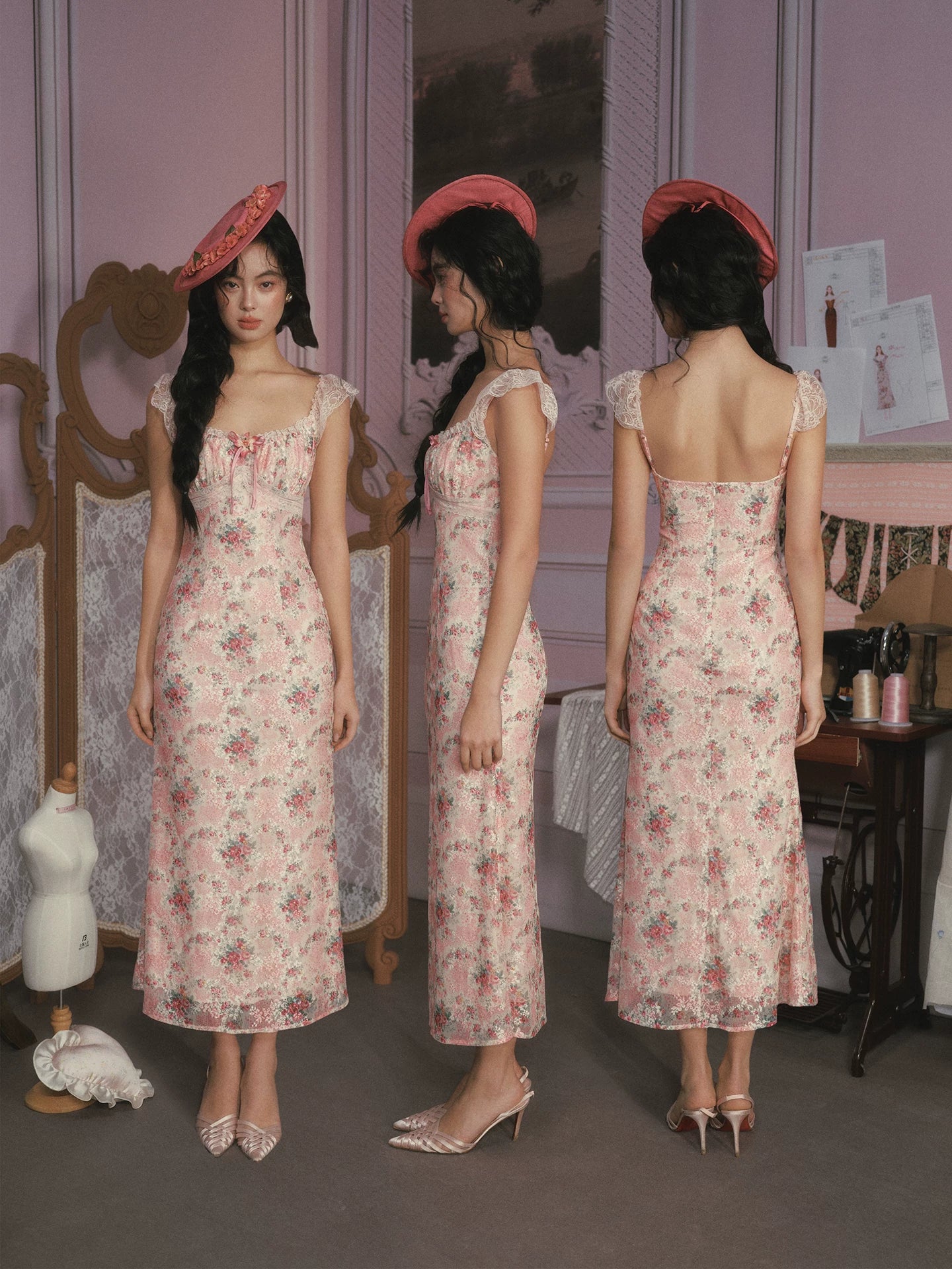 Rose Music Box Dress