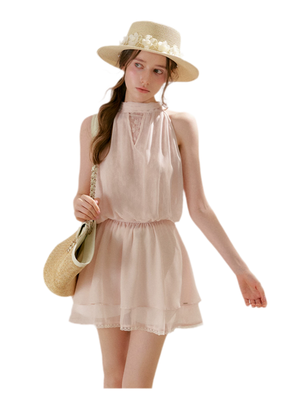 Lace Halter Dress