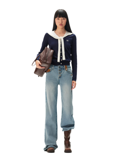 Textured Openwork Knit Cardigan
