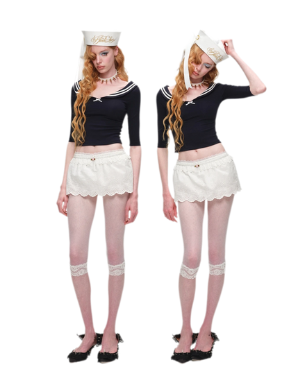 Off-Shoulder Knit Top