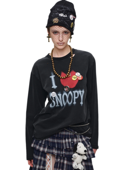 Washed Long Sleeve Tee