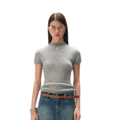 Beaded Slim Fit Tee