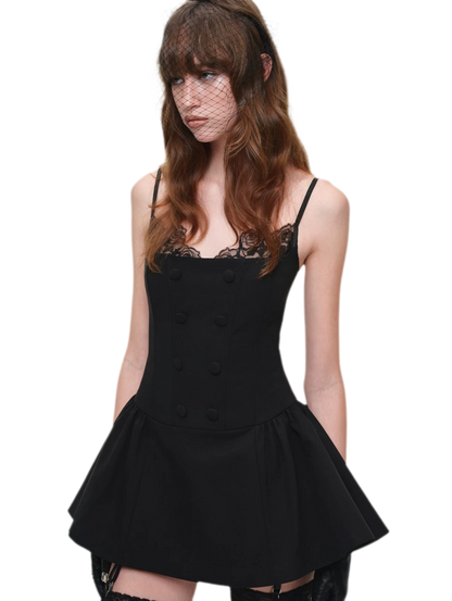 Lace Boned Cami Dress