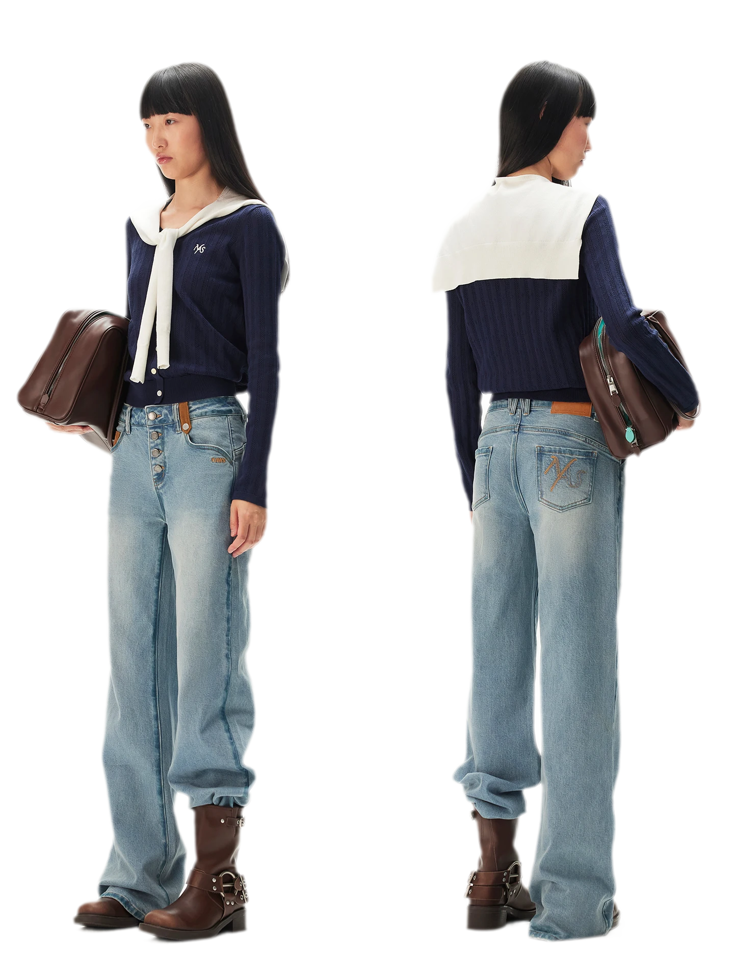 Textured Openwork Knit Cardigan