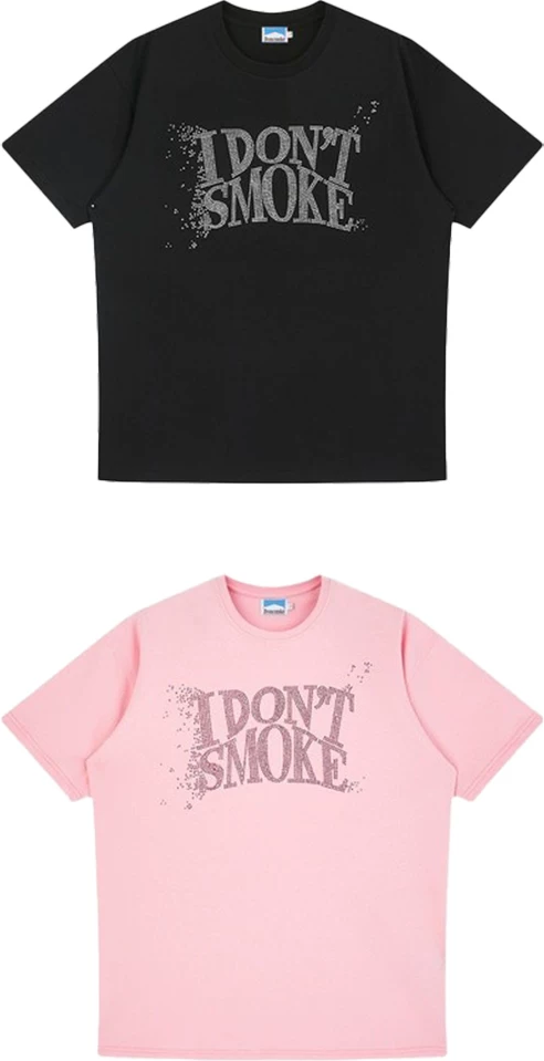 Street Style Rhinestone Logo Print T-Shirt