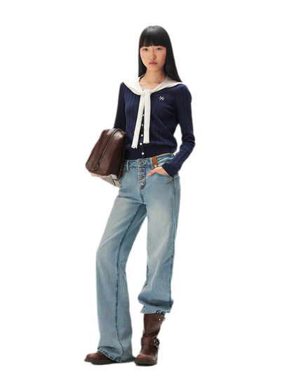 Textured Openwork Knit Cardigan