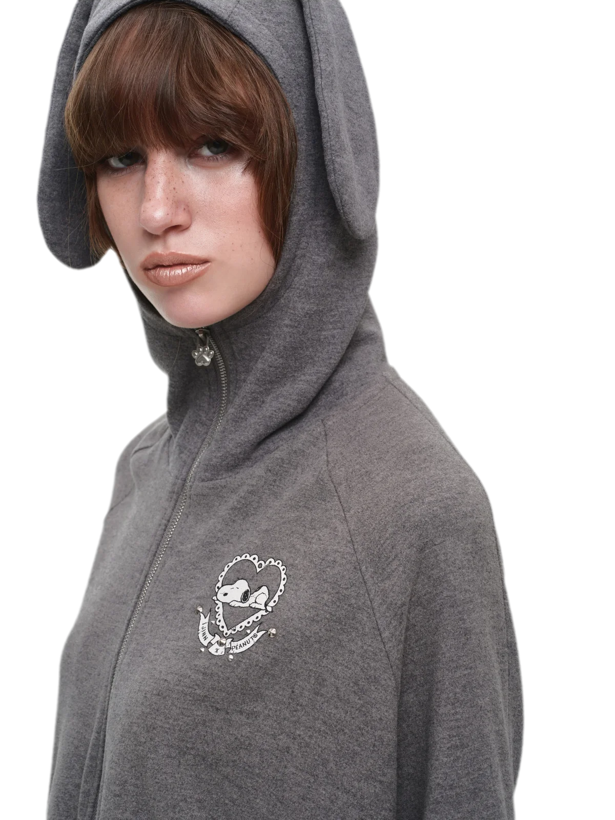 Brushed Knit Batwing Hoodie Set
