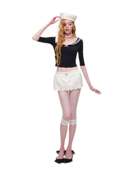 Off-Shoulder Knit Top