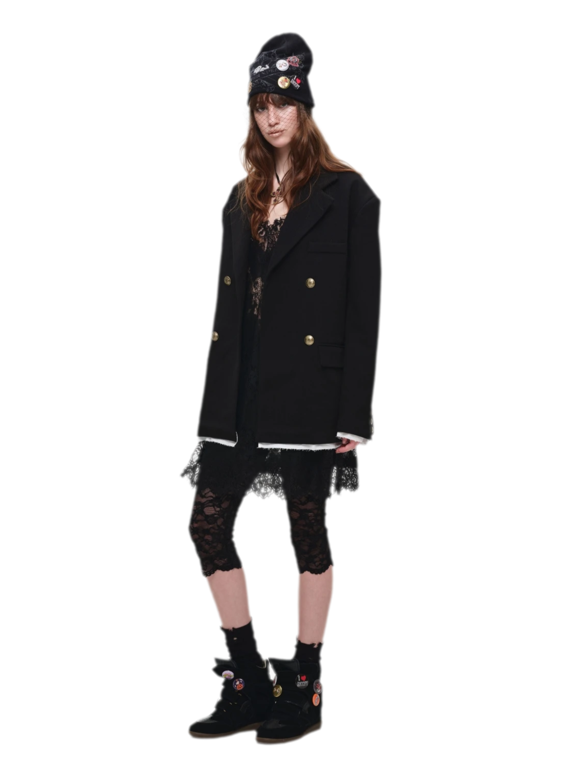 Oversized Faux Layer Blazer
