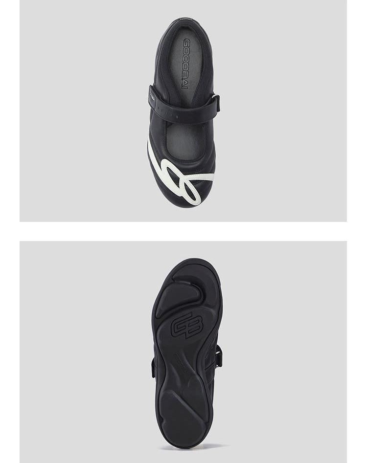 Sporty Open Mary Jane Shoes