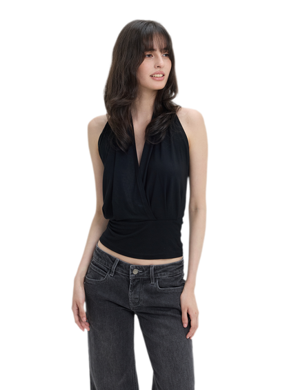Modal Draped Halter Top