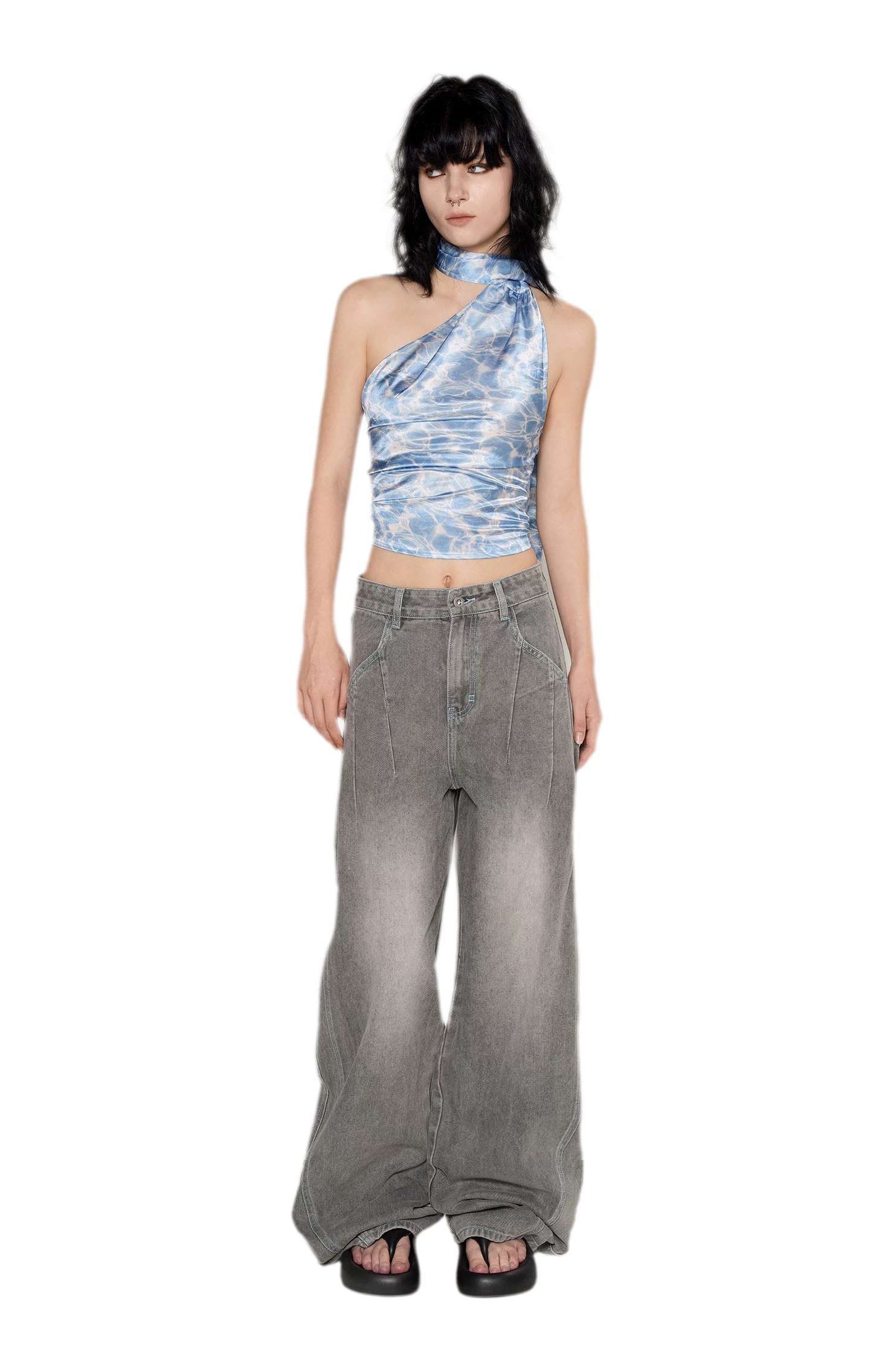 Asymmetric One-Shoulder Top
