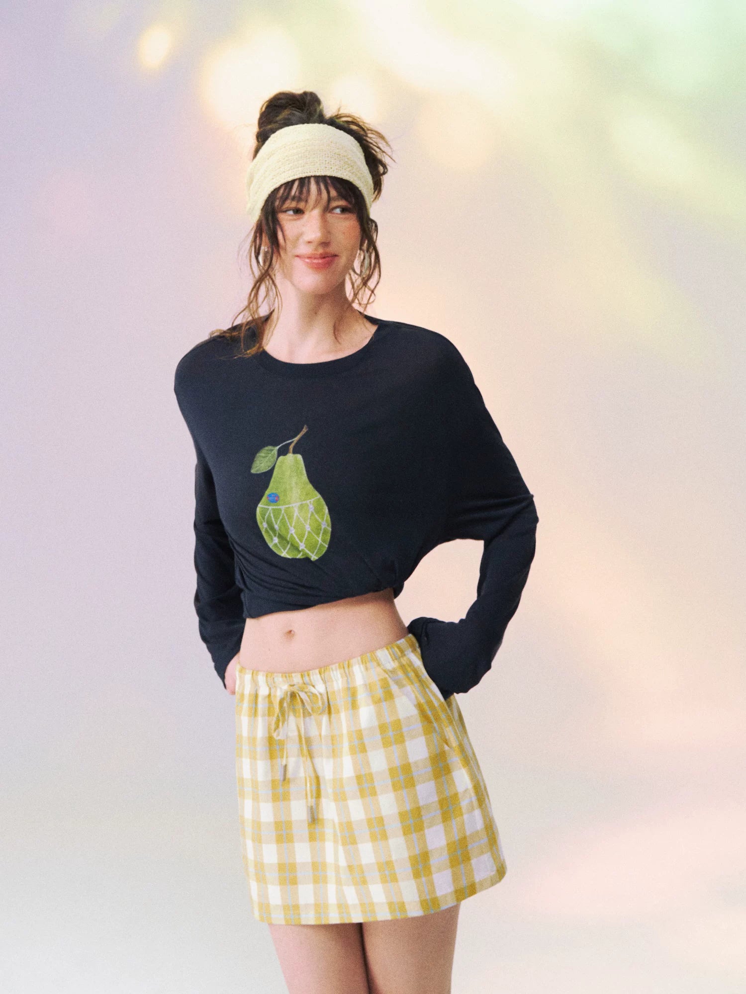 Large Pear Long Sleeve T-shirt