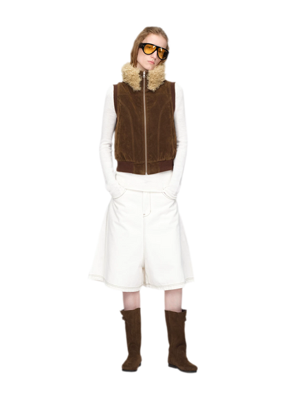 Reversible Teddy Fitted Vest
