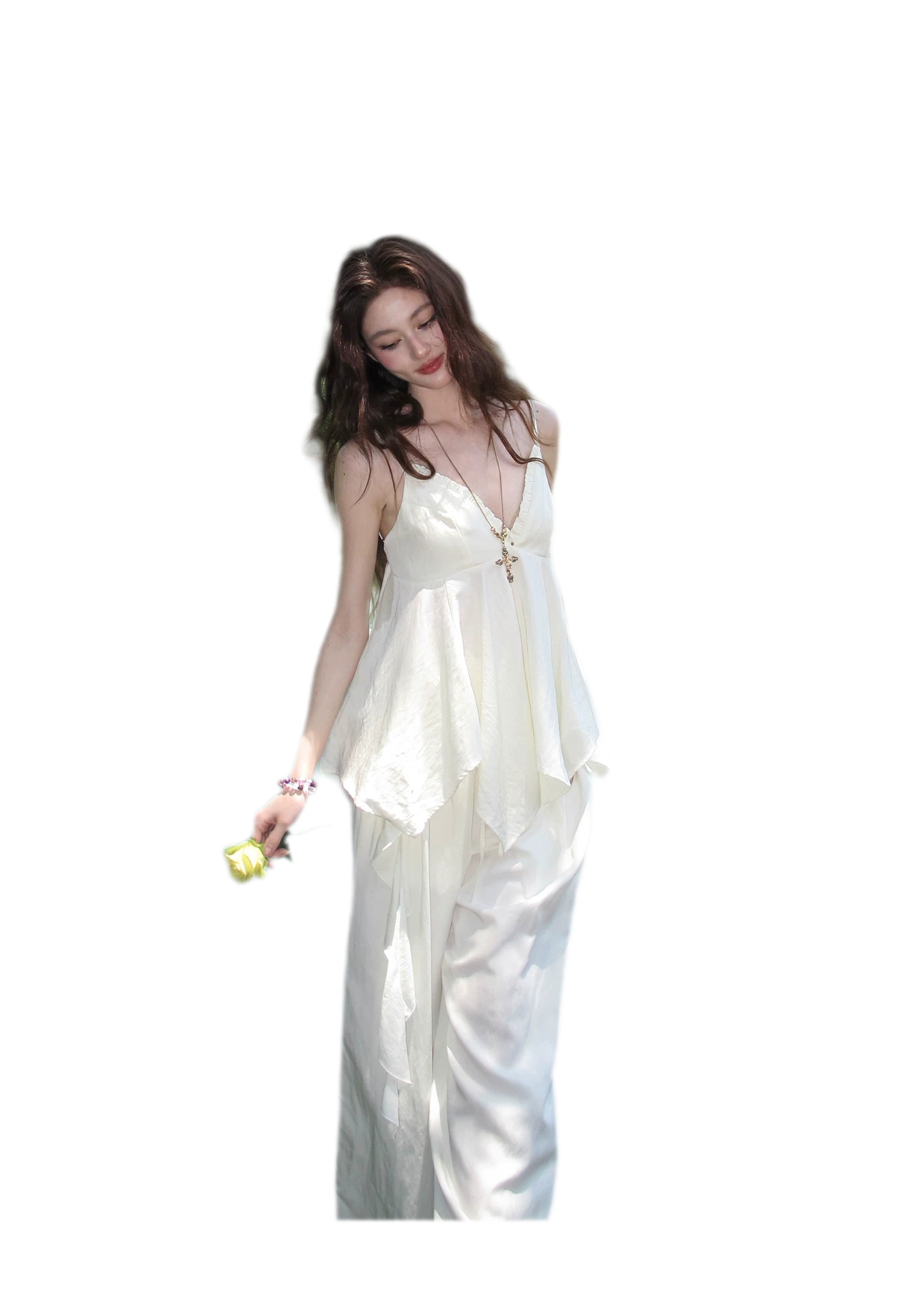Relaxed V-neck Cami Set