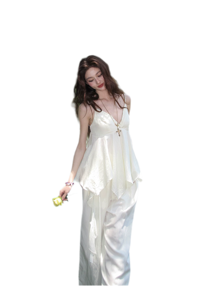 Relaxed V-neck Cami Set