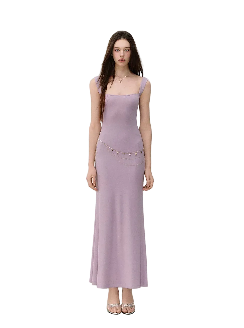 X-line Sleeveless Cross Back Bodycon Dress