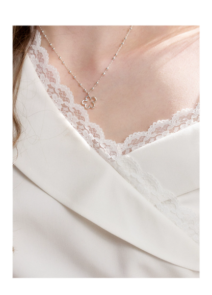 Romantic Encounter Lace Short Dress