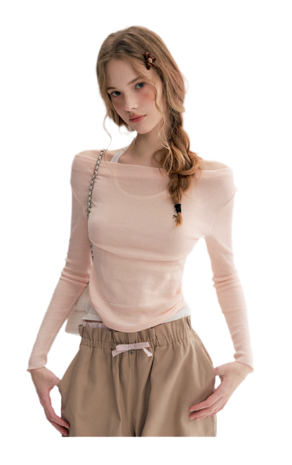 Lyocell Halter Knit Top