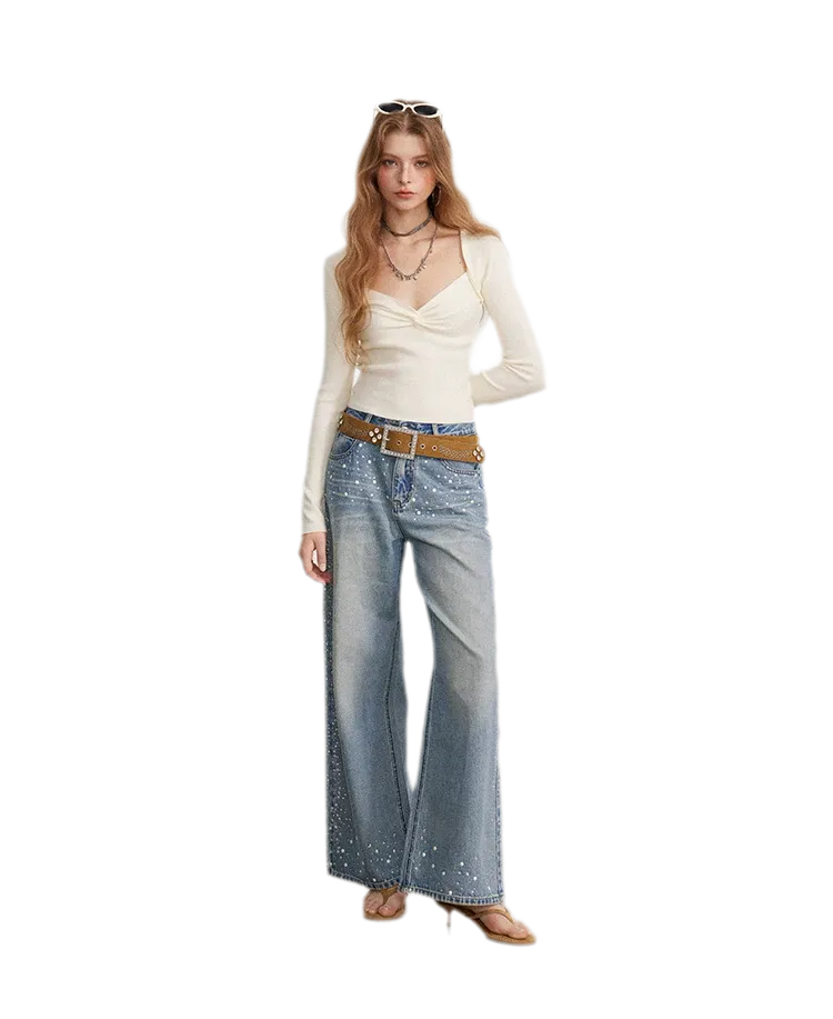 Twist Front Knit Top