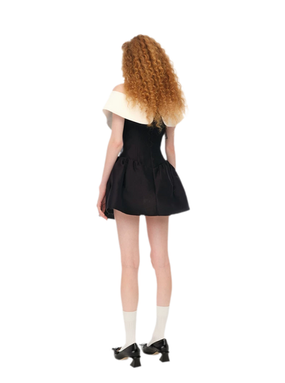 Off-Shoulder Short Dress