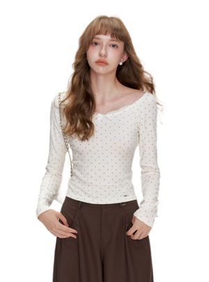 Vanilla Polka Dot / S