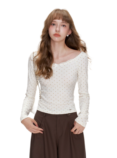 Vanilla Polka Dot / S