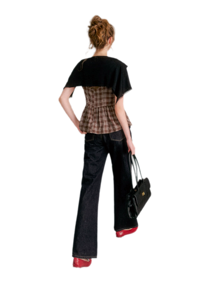 Soft Cotton Straight-Leg Jeans