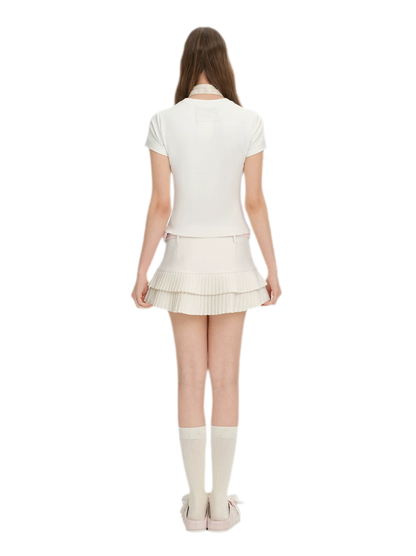 Floral Pleated Skort