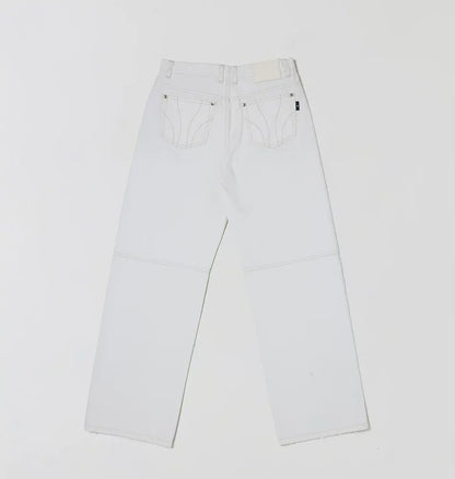 Cross Statue Wide Straight Jeans