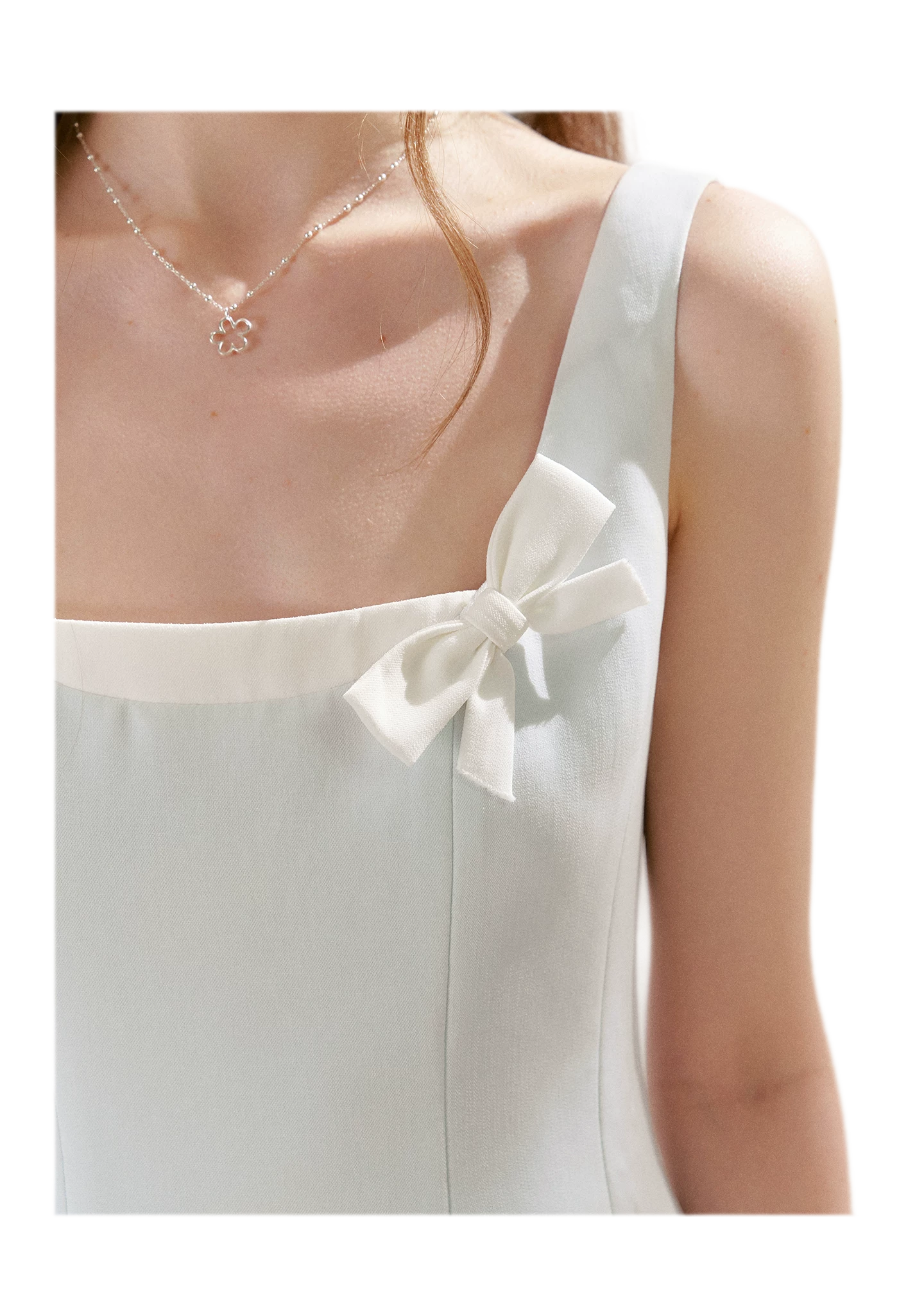 Bow Detail Short A-Line Dress