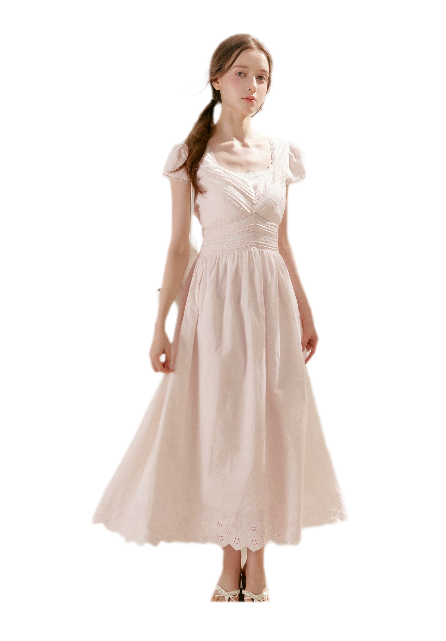 Lace V-Neck Dress