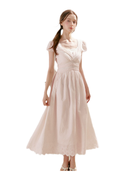 Lace V-Neck Dress