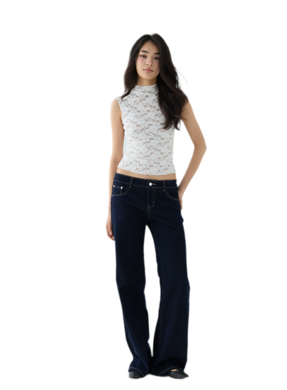 Stretch Lace Cropped Camisole
