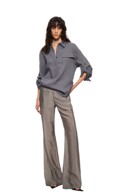 Silky Flared Lounge Pants