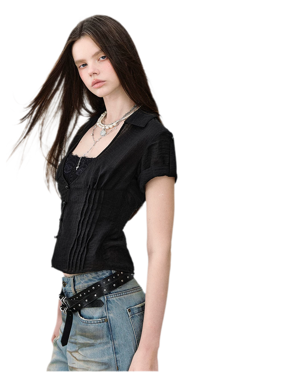 Lace Layered Shirt