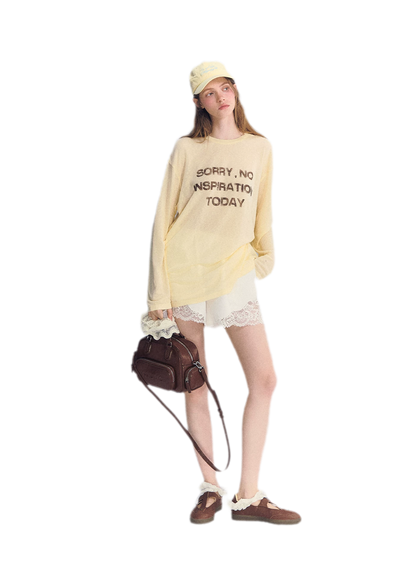 Lace Trim Cotton Shorts