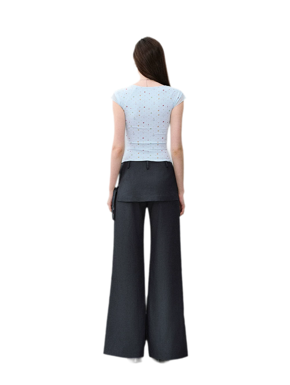 Riveted Wide-Leg Pants