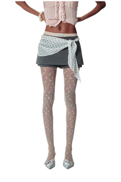 Polka Dot Skort Skirt