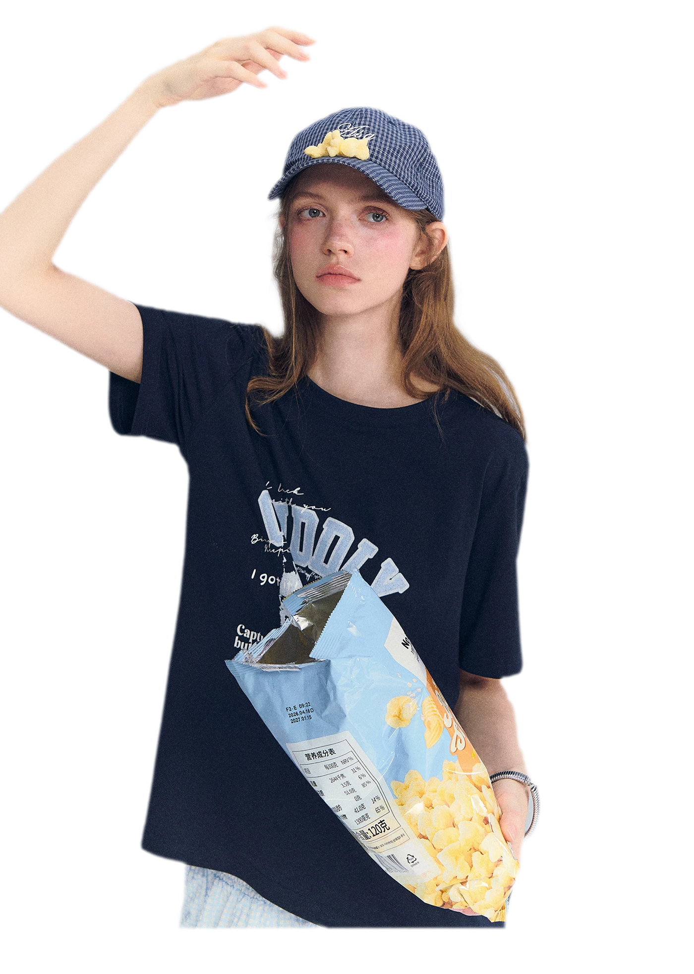 Cat Print Relaxed T-Shirt