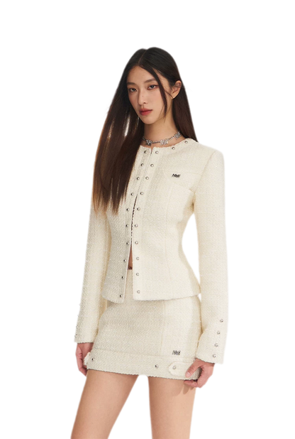 White Tweed Jacket