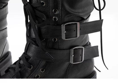 Punk Foldover Platform Boots
