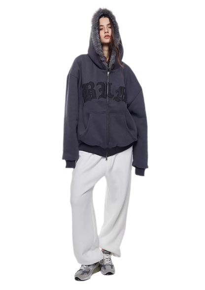 Two-Tone Baggy Sweatpants